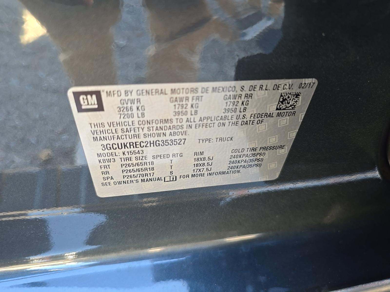 2017 Chevrolet Silverado 1500 LT Z71 AWD