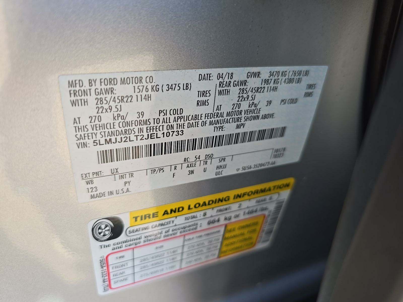 2018 Lincoln Navigator Reserve AWD