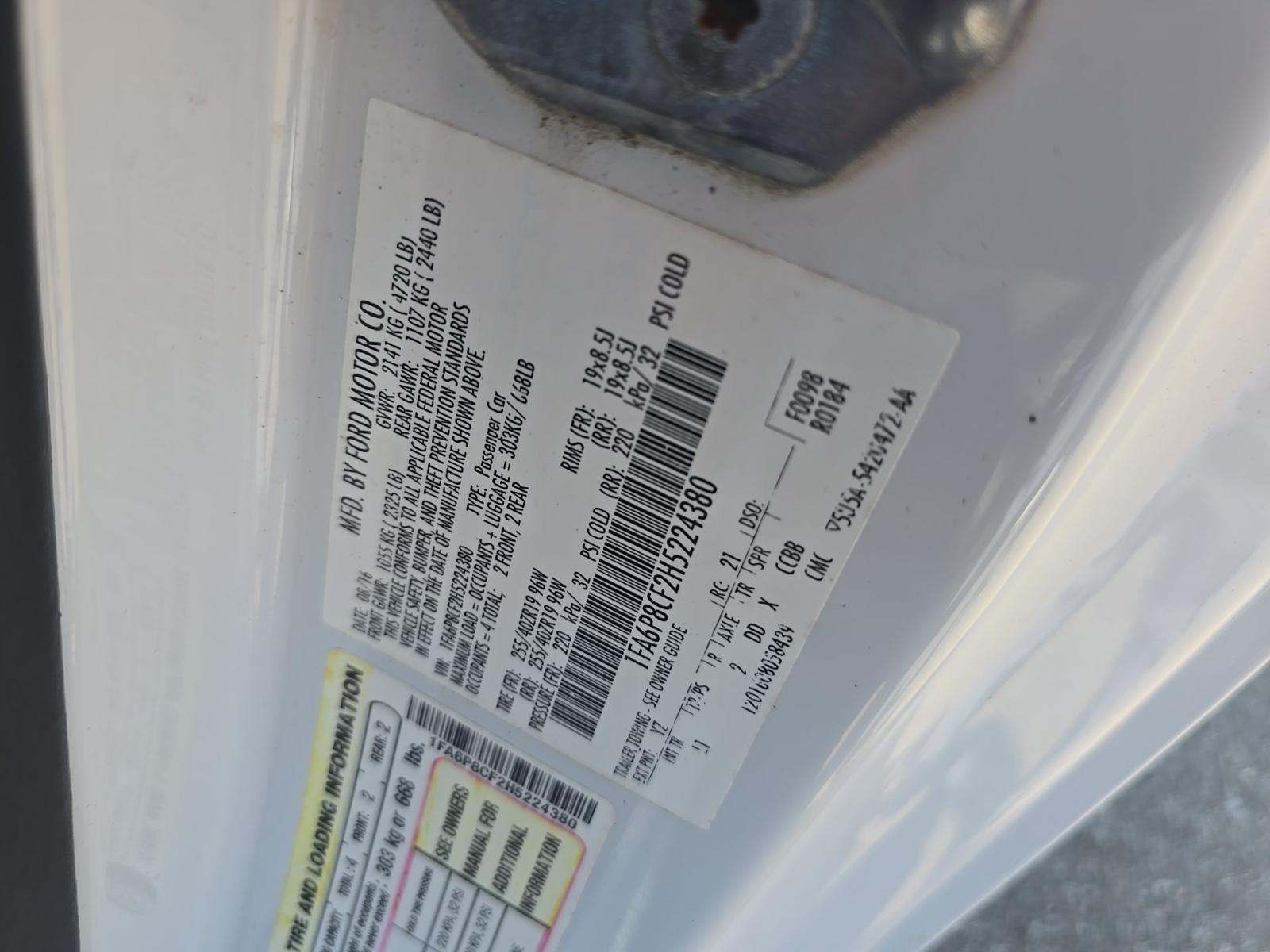 2017 Ford Mustang GT Premium RWD