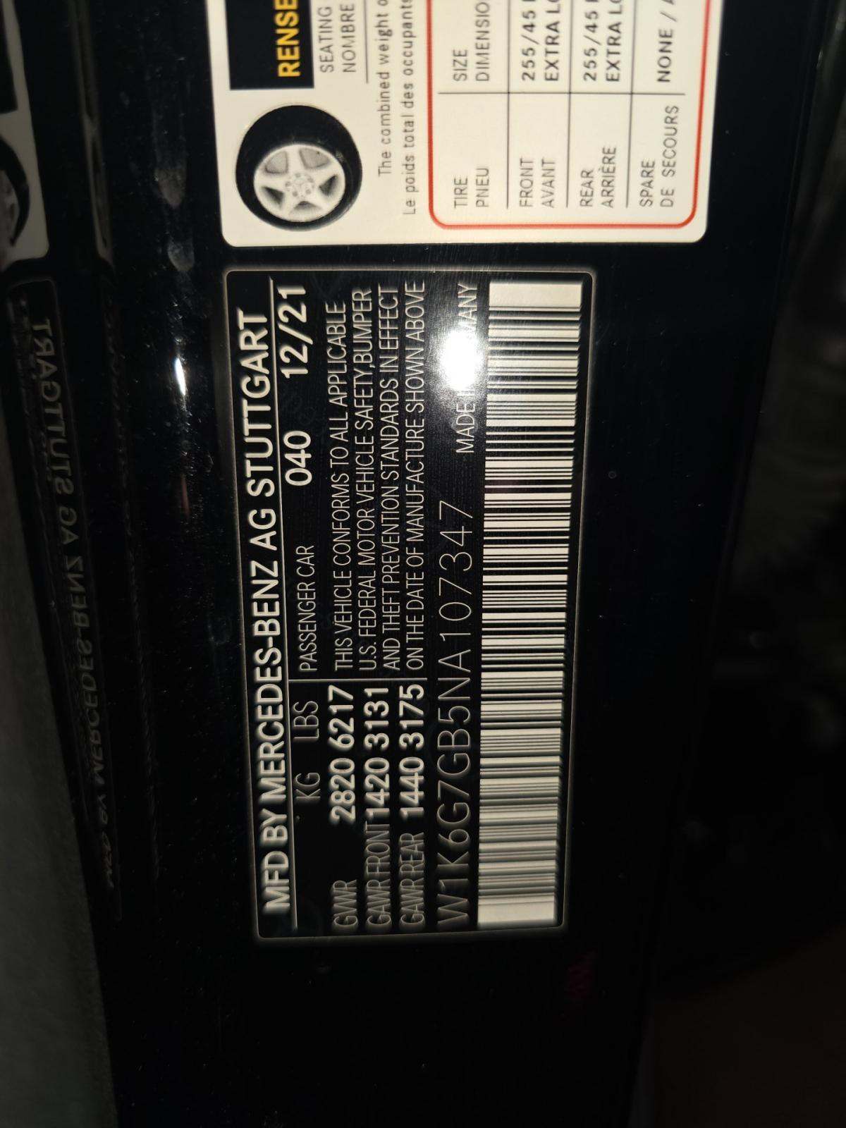 2022 Mercedes-Benz S-Class S 580 AWD