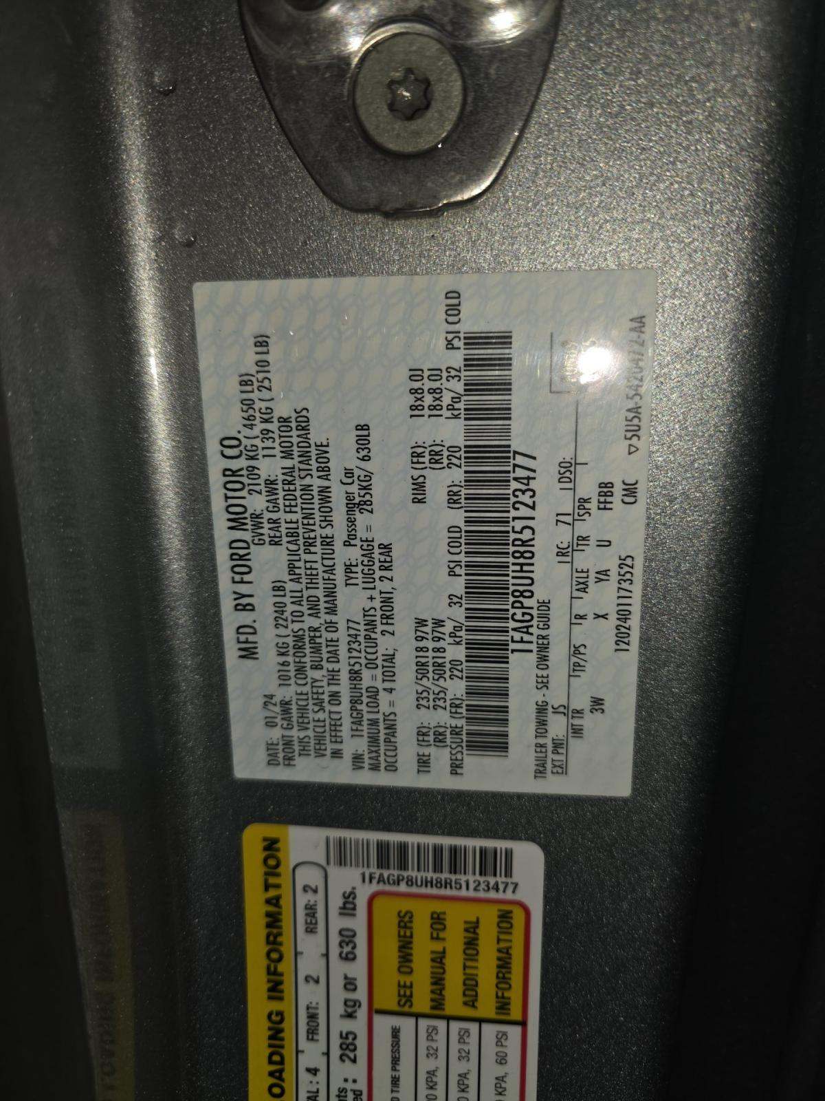 2024 Ford Mustang EcoBoost Premium RWD