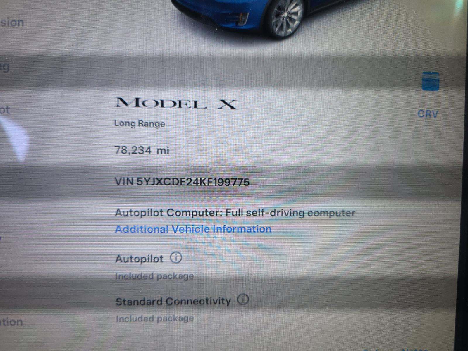2019 Tesla Model X Long Range AWD
