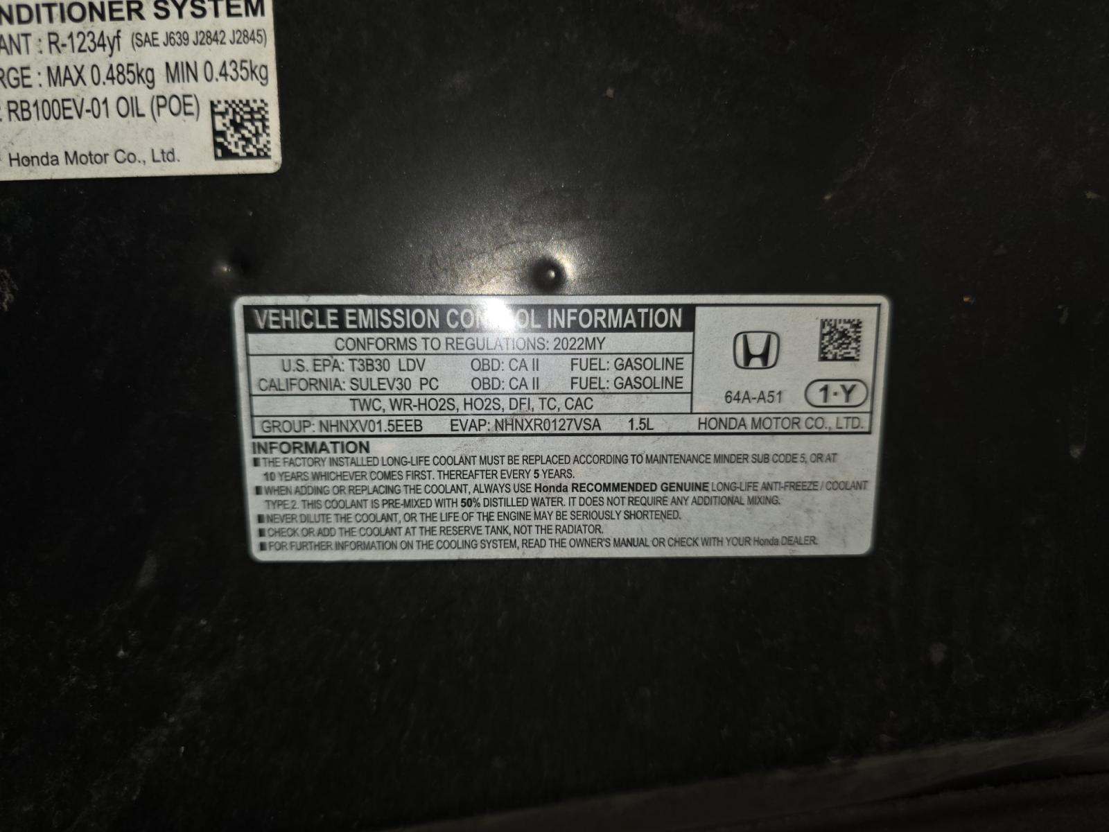 2022 Honda Civic Sport Touring FWD