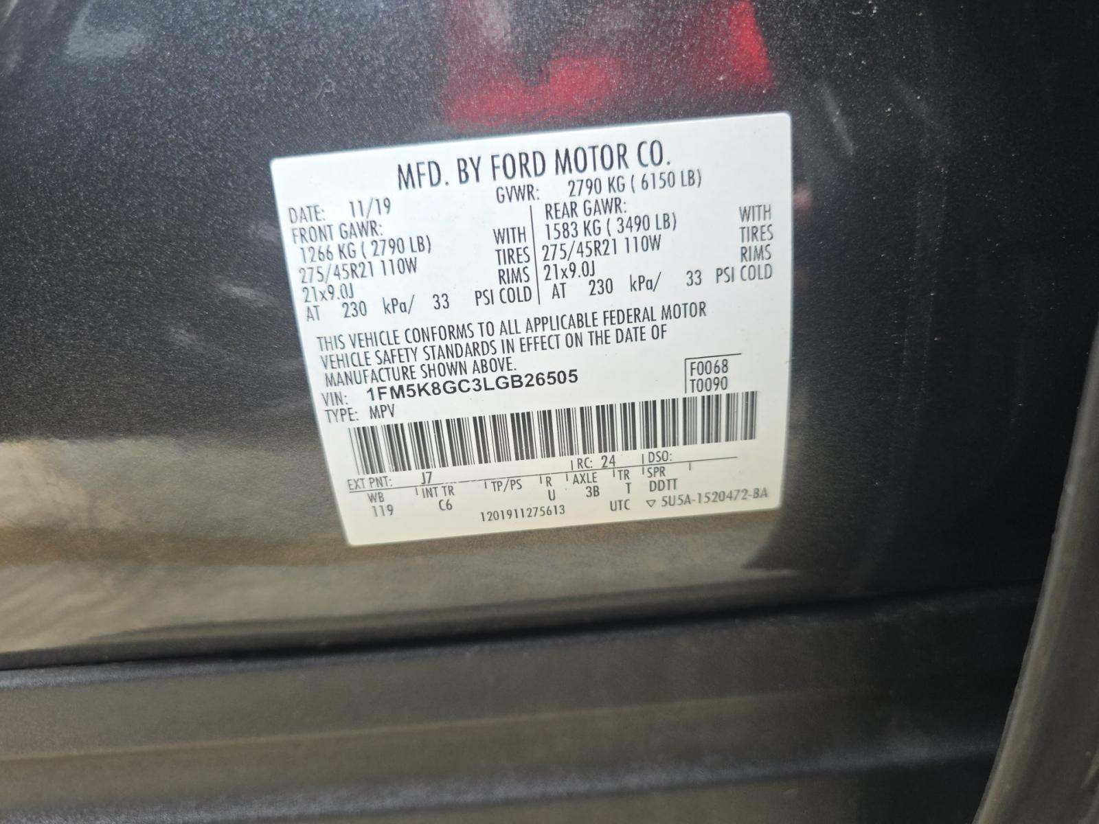 2020 Ford Explorer ST AWD