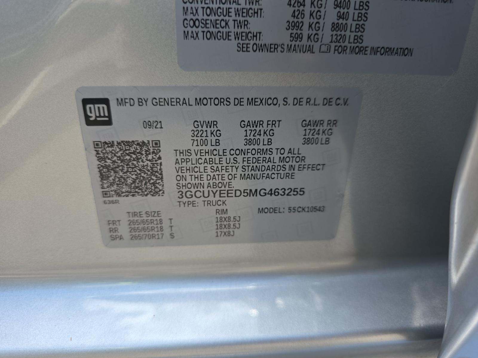 2021 Chevrolet Silverado 1500 RST AWD