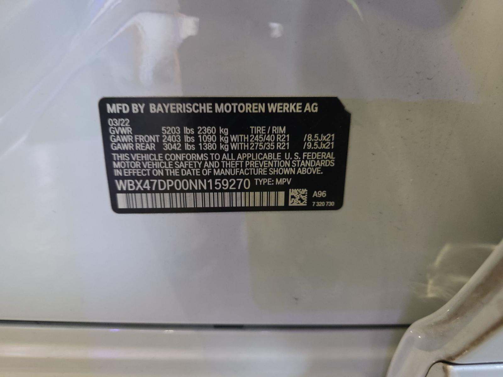 2022 BMW X3 sDrive30i RWD