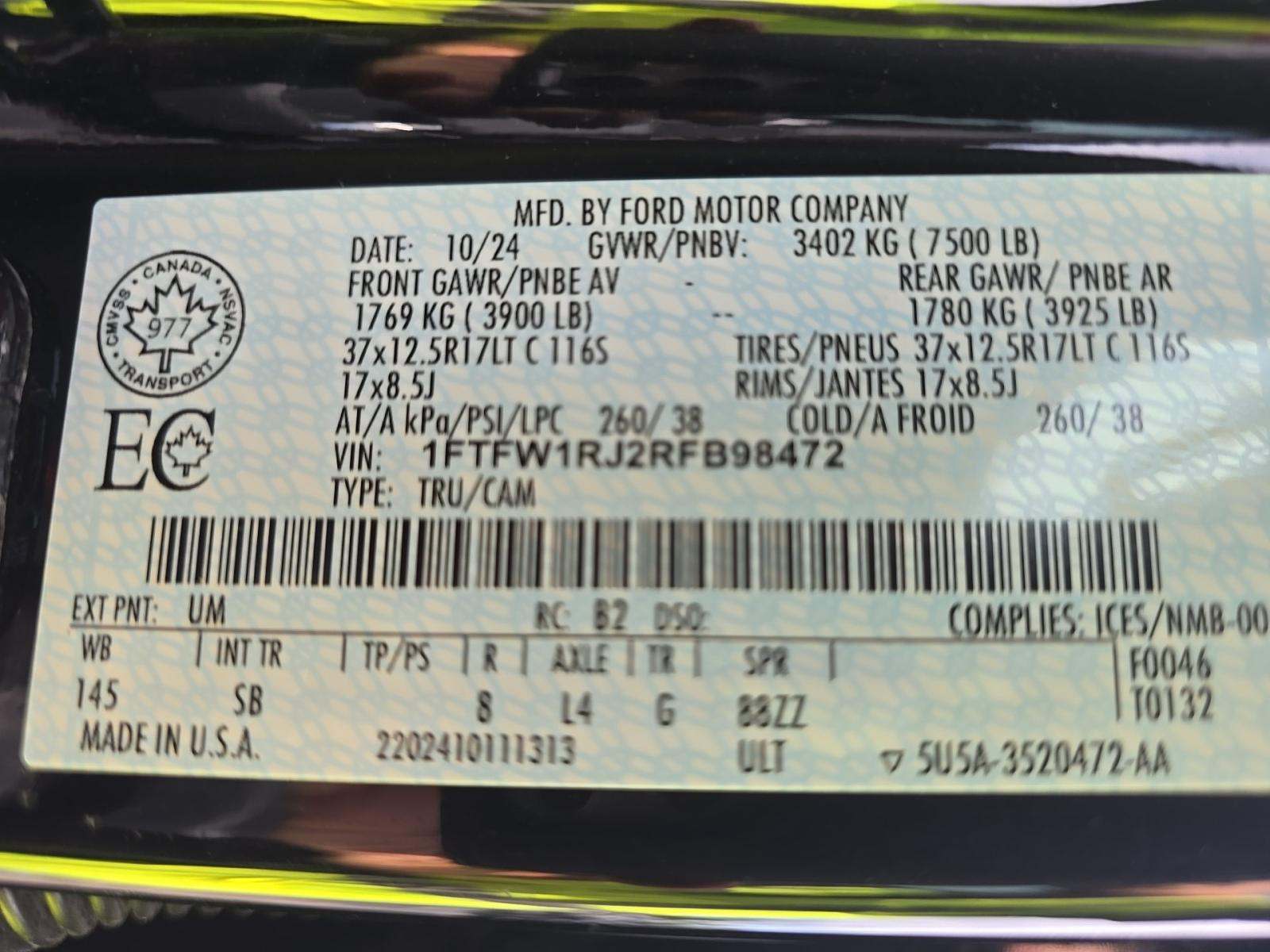 2024 Ford F-150 Raptor AWD