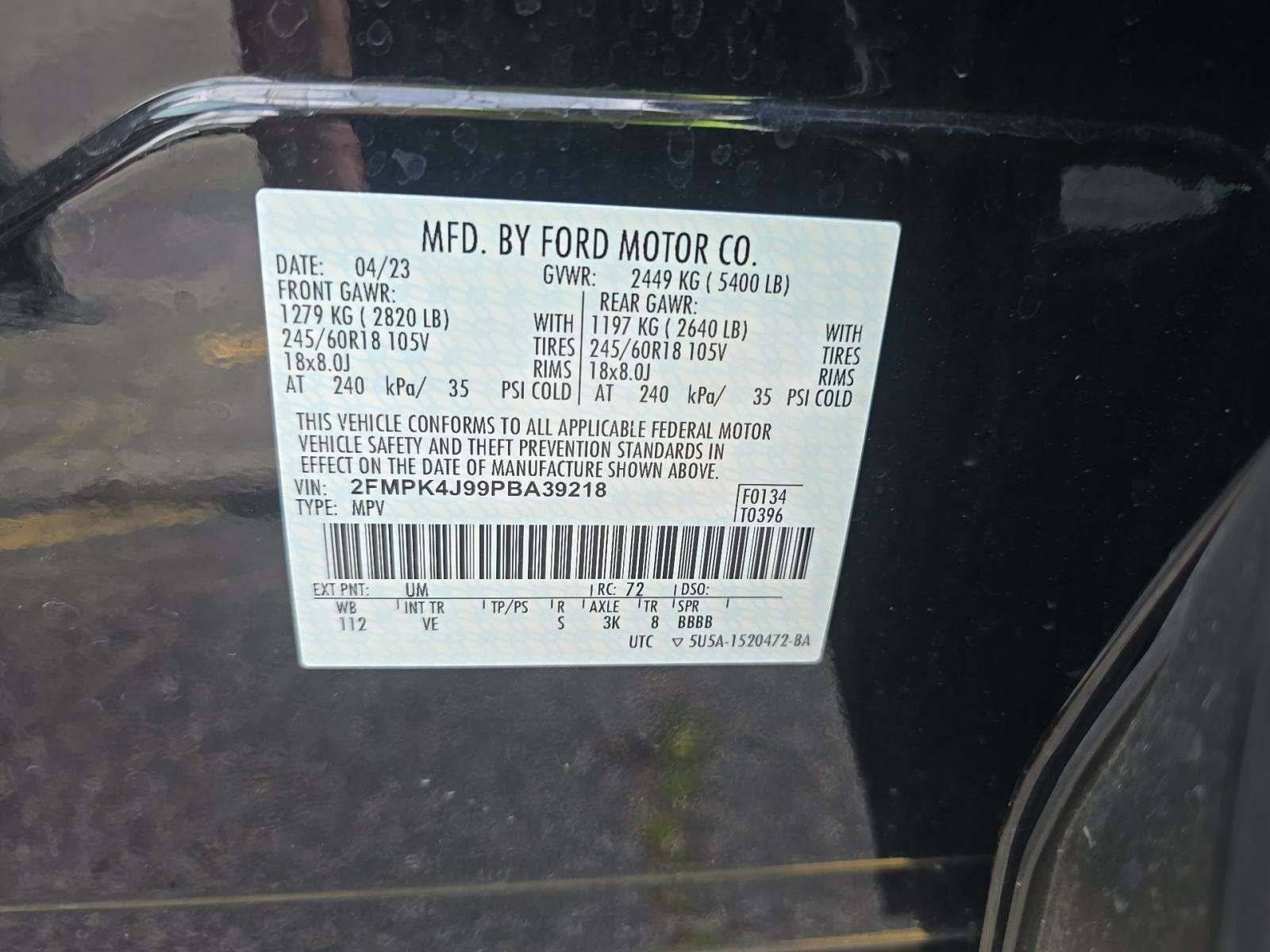 2023 Ford Edge SEL AWD