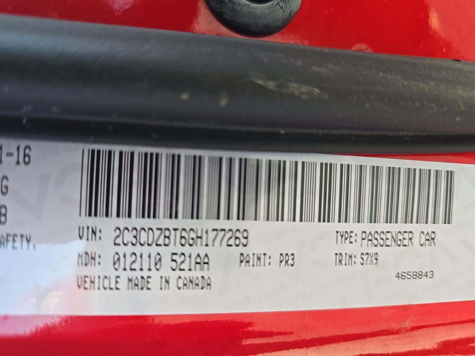 2016 Dodge Challenger R/T Shaker RWD