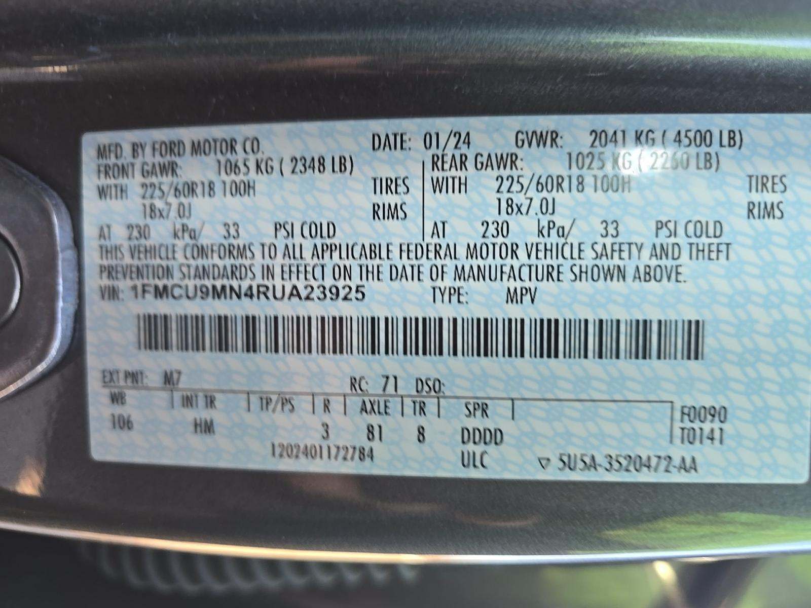 FORD ESCAPE - 1
