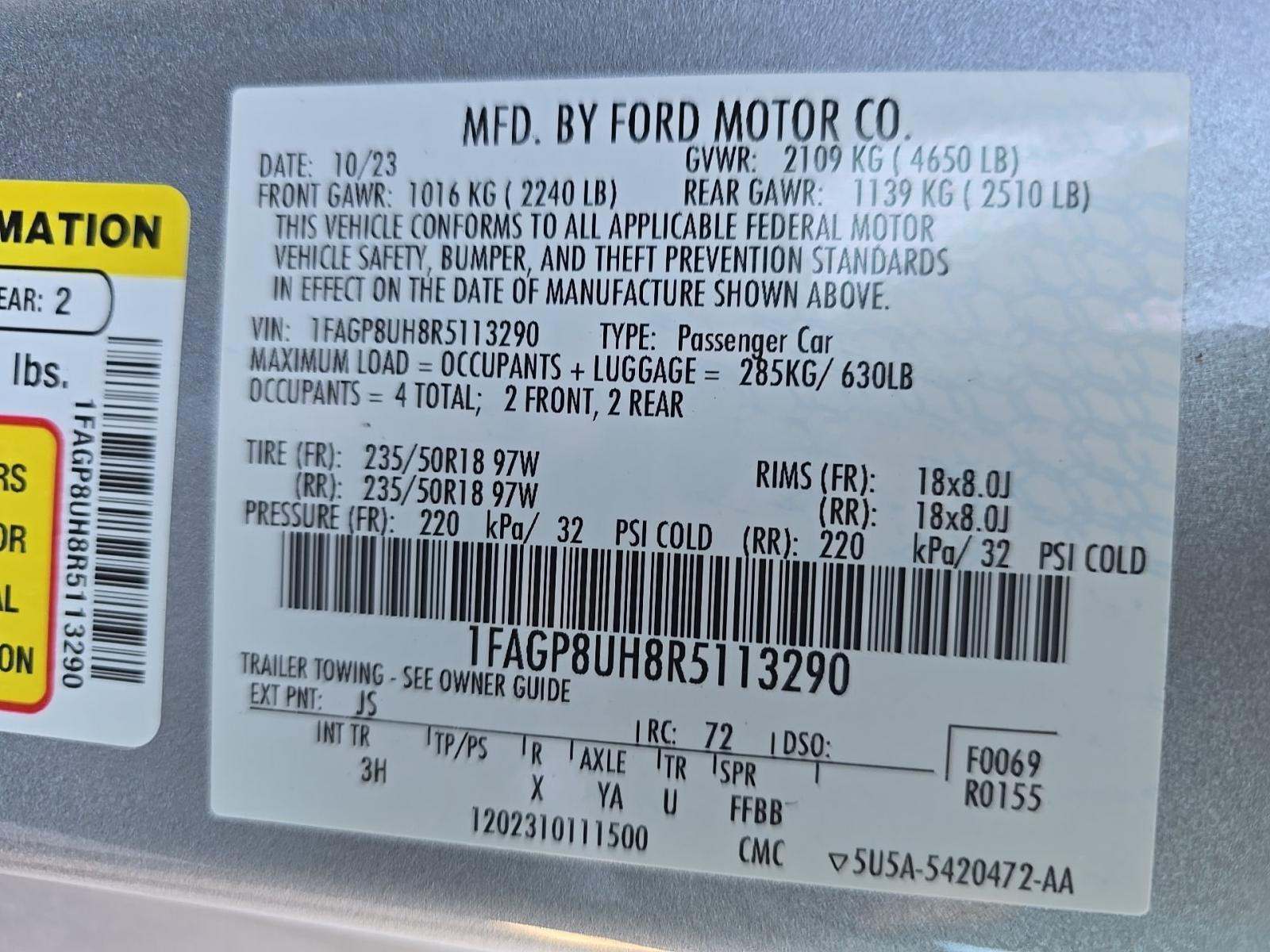 2024 Ford Mustang EcoBoost Premium RWD