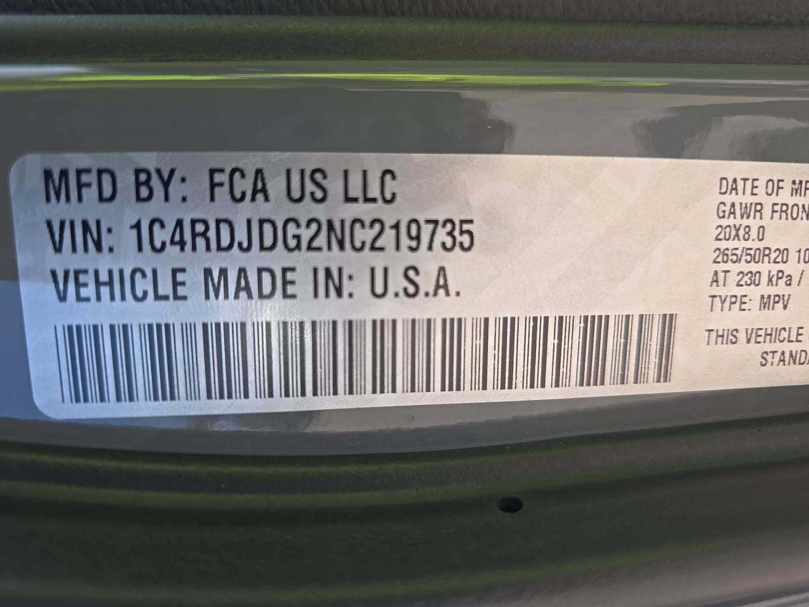 2022 Dodge Durango GT Plus AWD