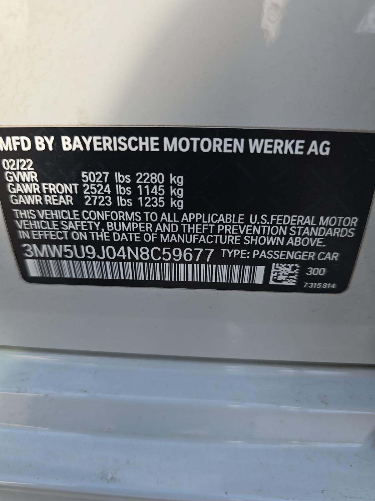 2022 BMW 3 Series M340i xDrive AWD