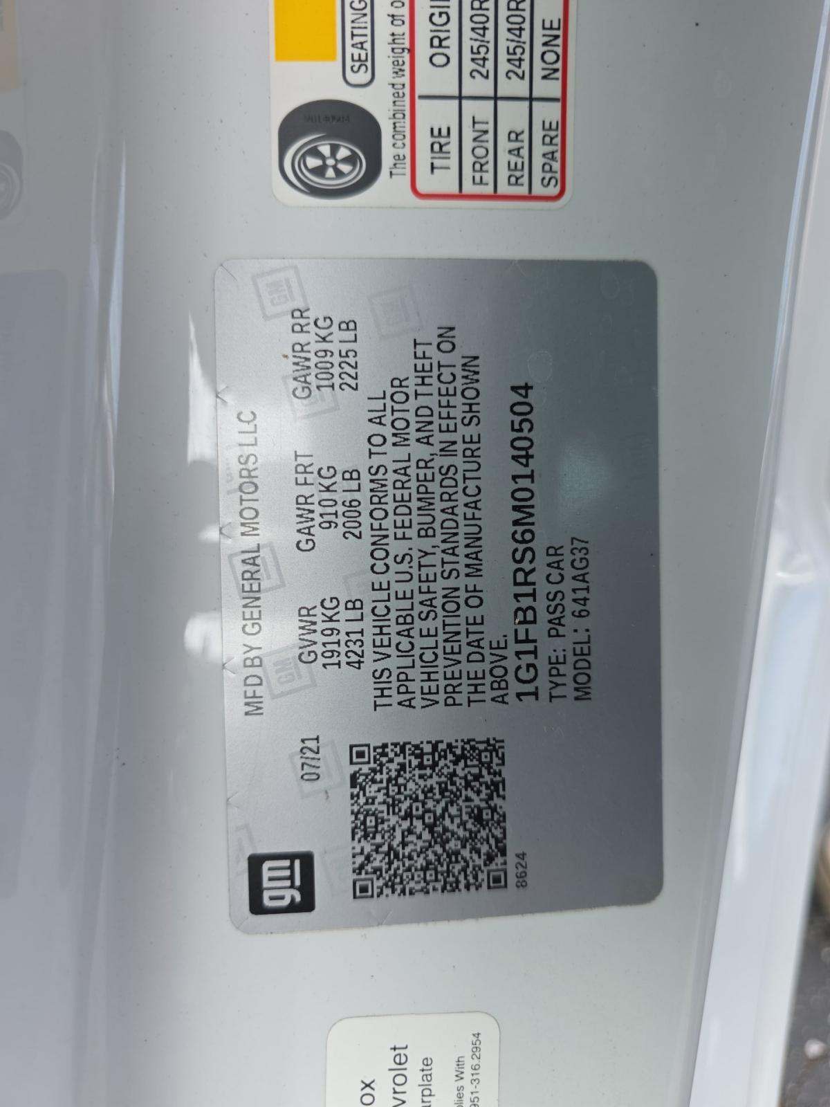 CHEVROLET CAMARO - 5