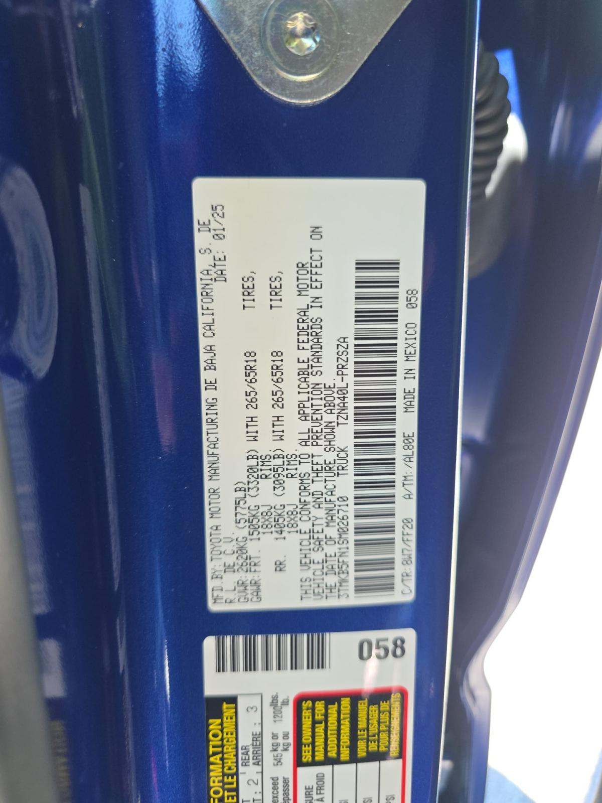 2025 Toyota Tacoma SR5 RWD