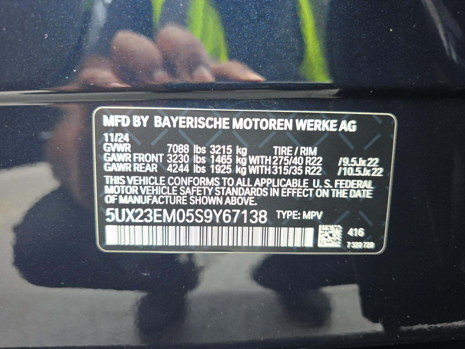 2025 BMW X7 xDrive40i AWD