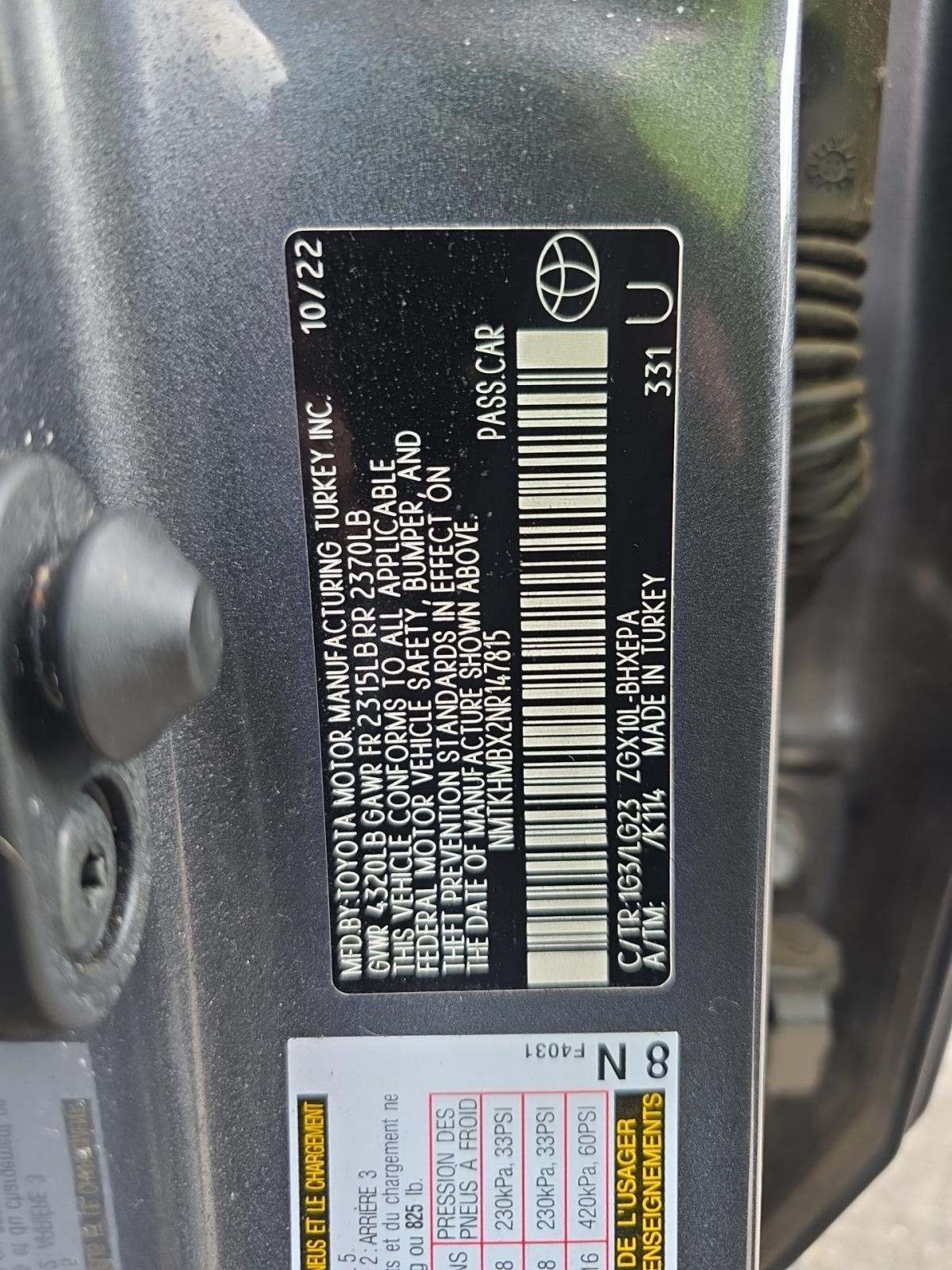 2022 Toyota C-HR Limited FWD