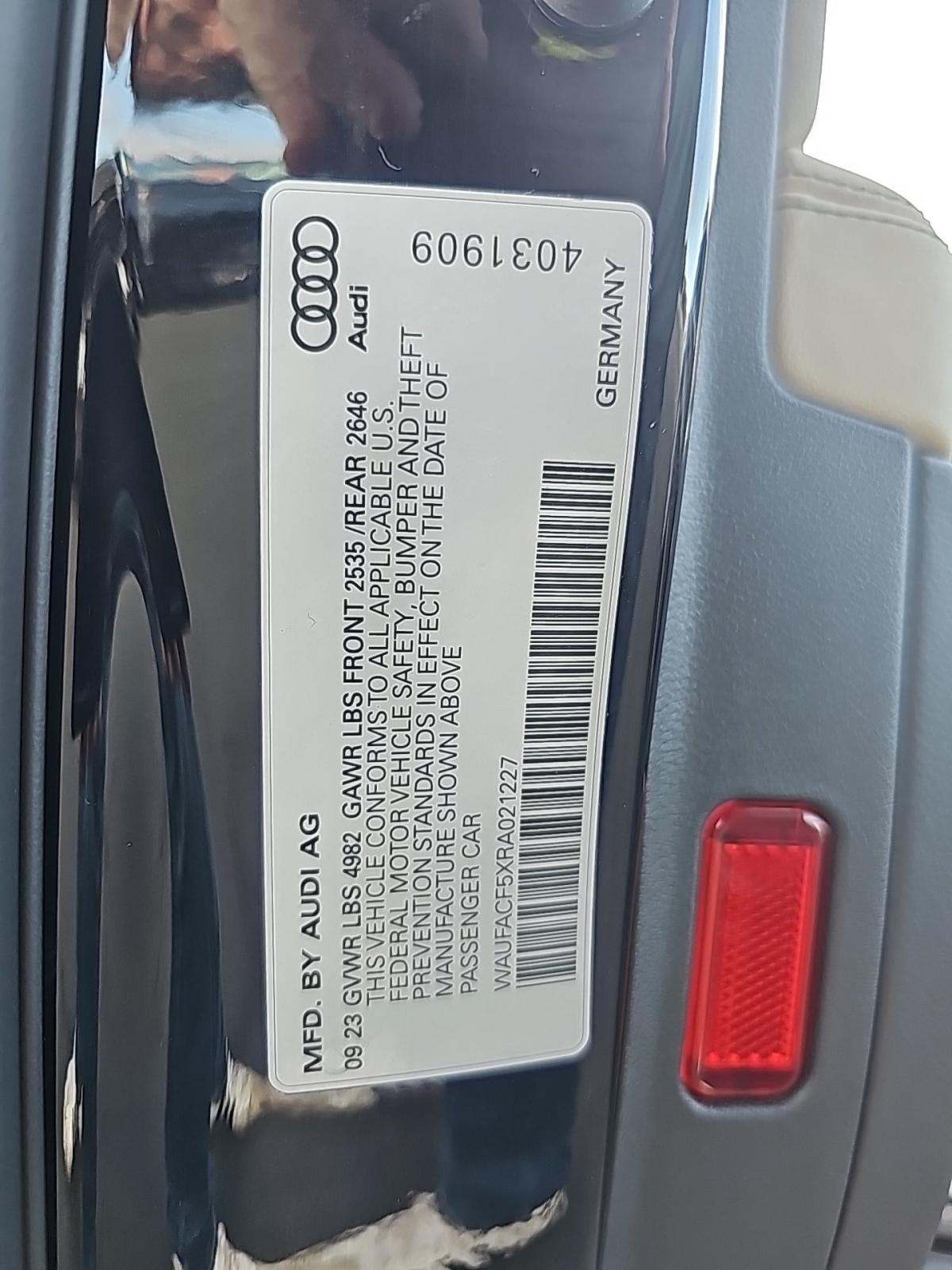 2024 Audi A5 S Line Premium Plus AWD