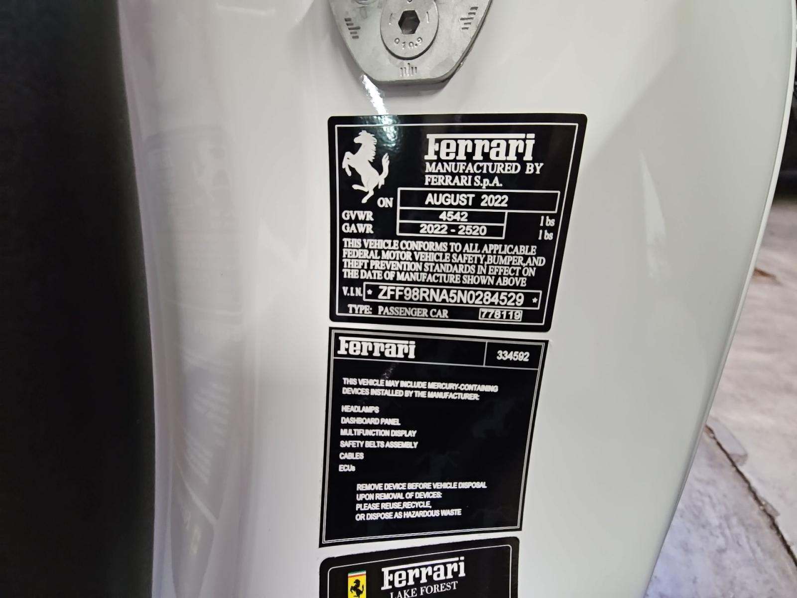 2022 Ferrari Roma Base RWD