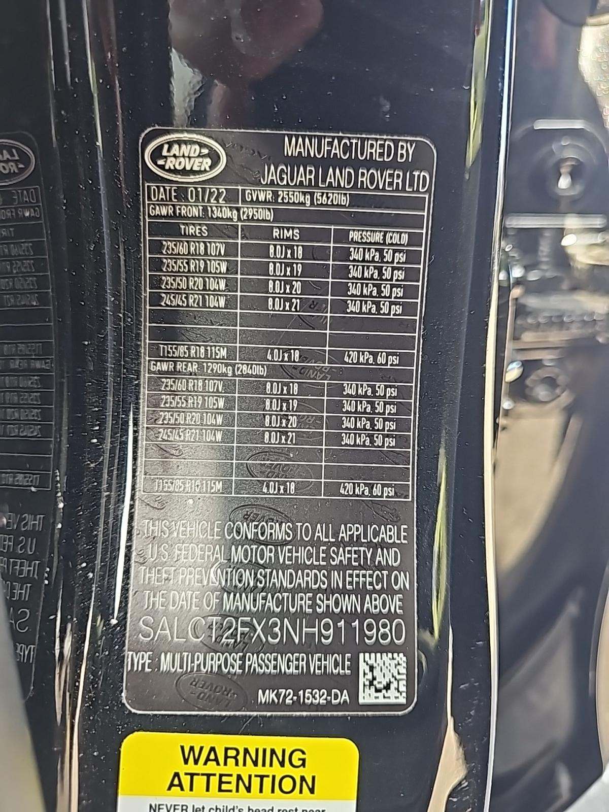 2022 Land Rover Discovery Sport S R-Dynamic AWD