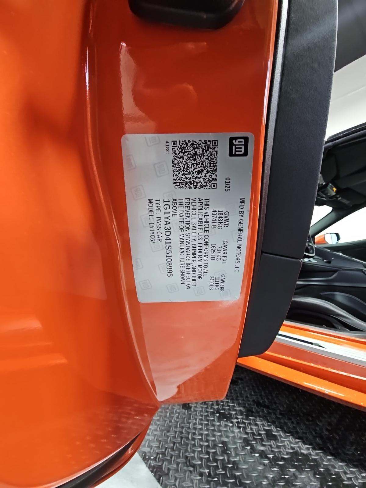 2025 Chevrolet Corvette Stingray RWD