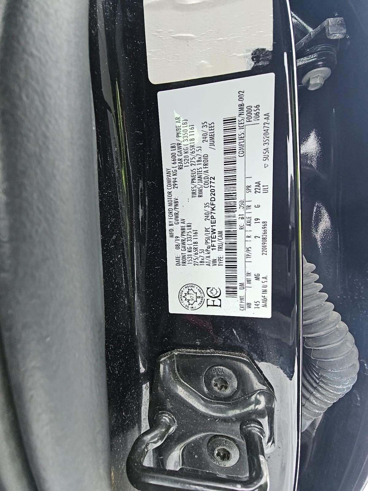 2019 Ford F-150 XLT AWD