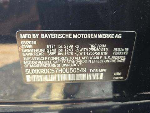 2017 BMW X5 xDrive35i AWD