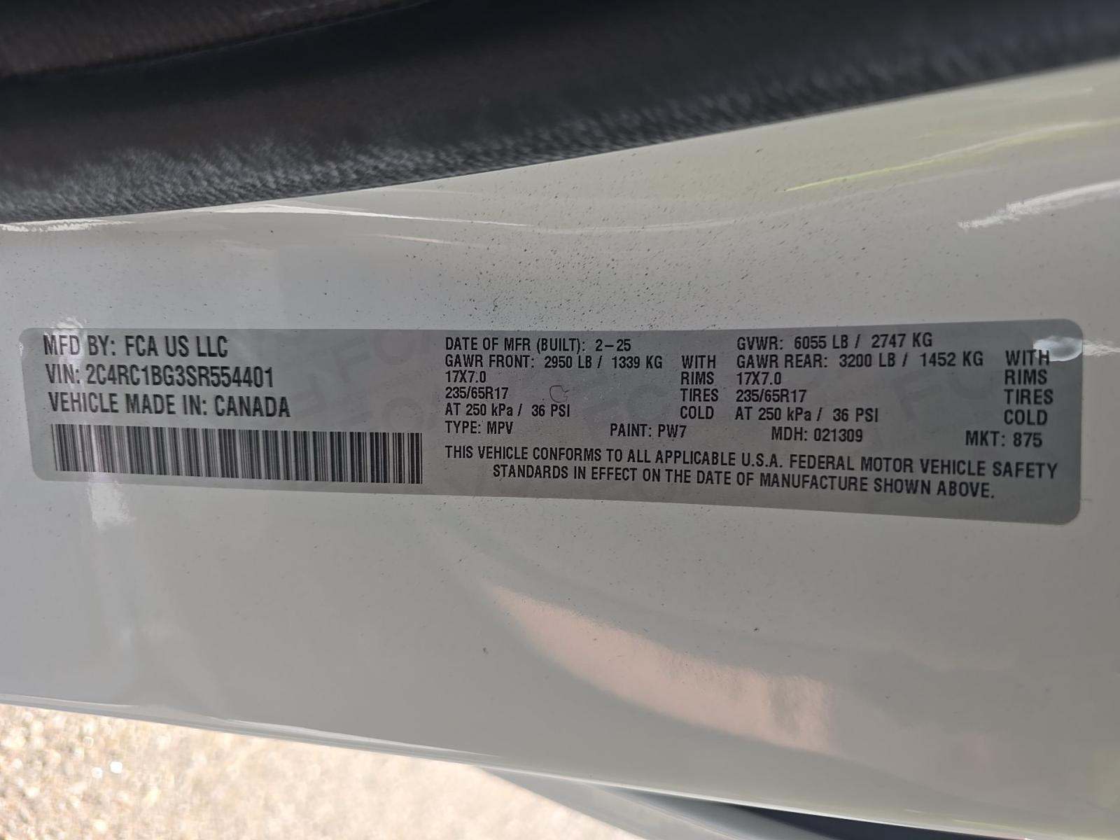 2025 Chrysler Pacifica Select FWD