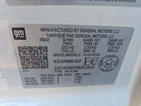 2022 Chevrolet Silverado 1500 Work Truck AWD