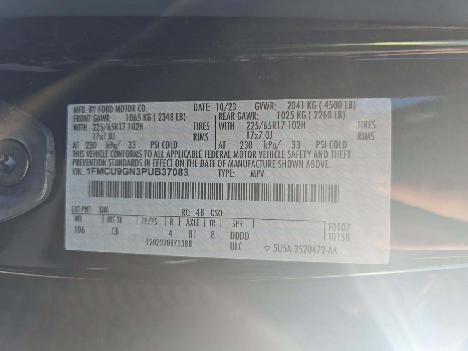 2023 Ford Escape Active AWD