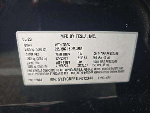 2020 Tesla Model Y Performance AWD