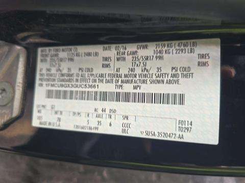 2016 Ford Escape SE AWD