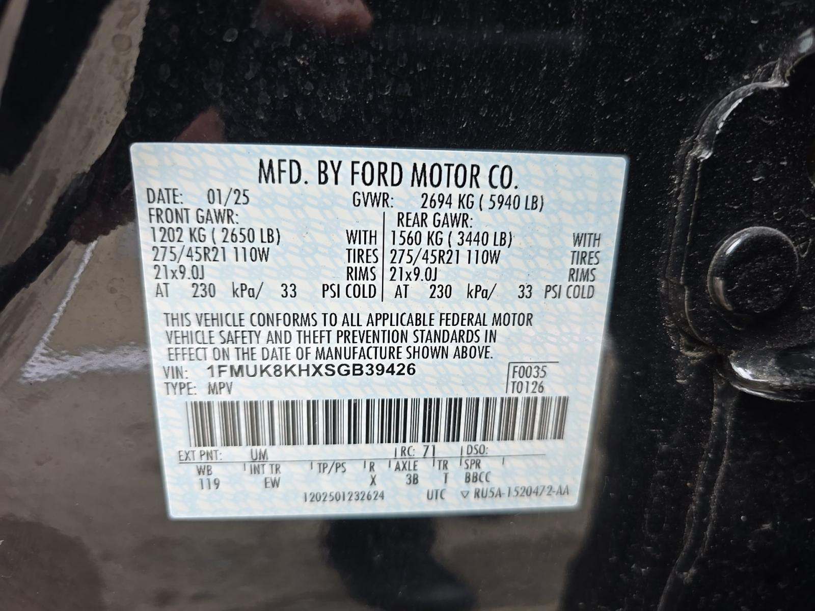 2025 Ford Explorer ST-Line AWD