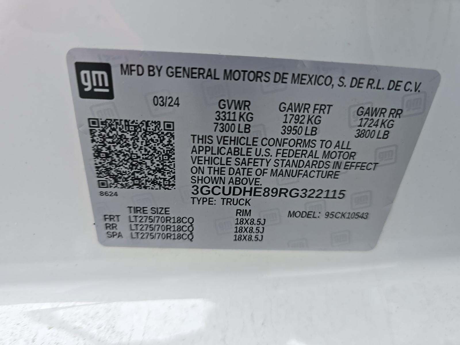 2024 Chevrolet Silverado 1500 ZR2 AWD