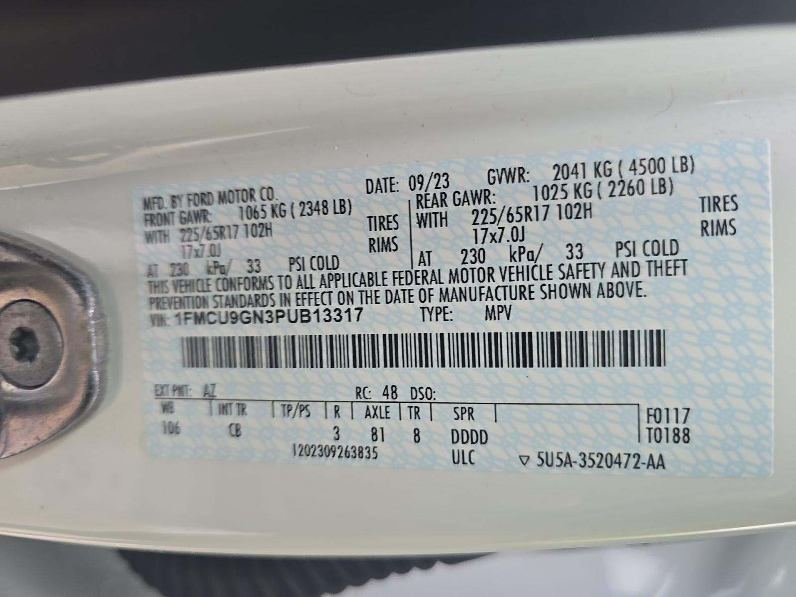 2023 Ford Escape Active AWD