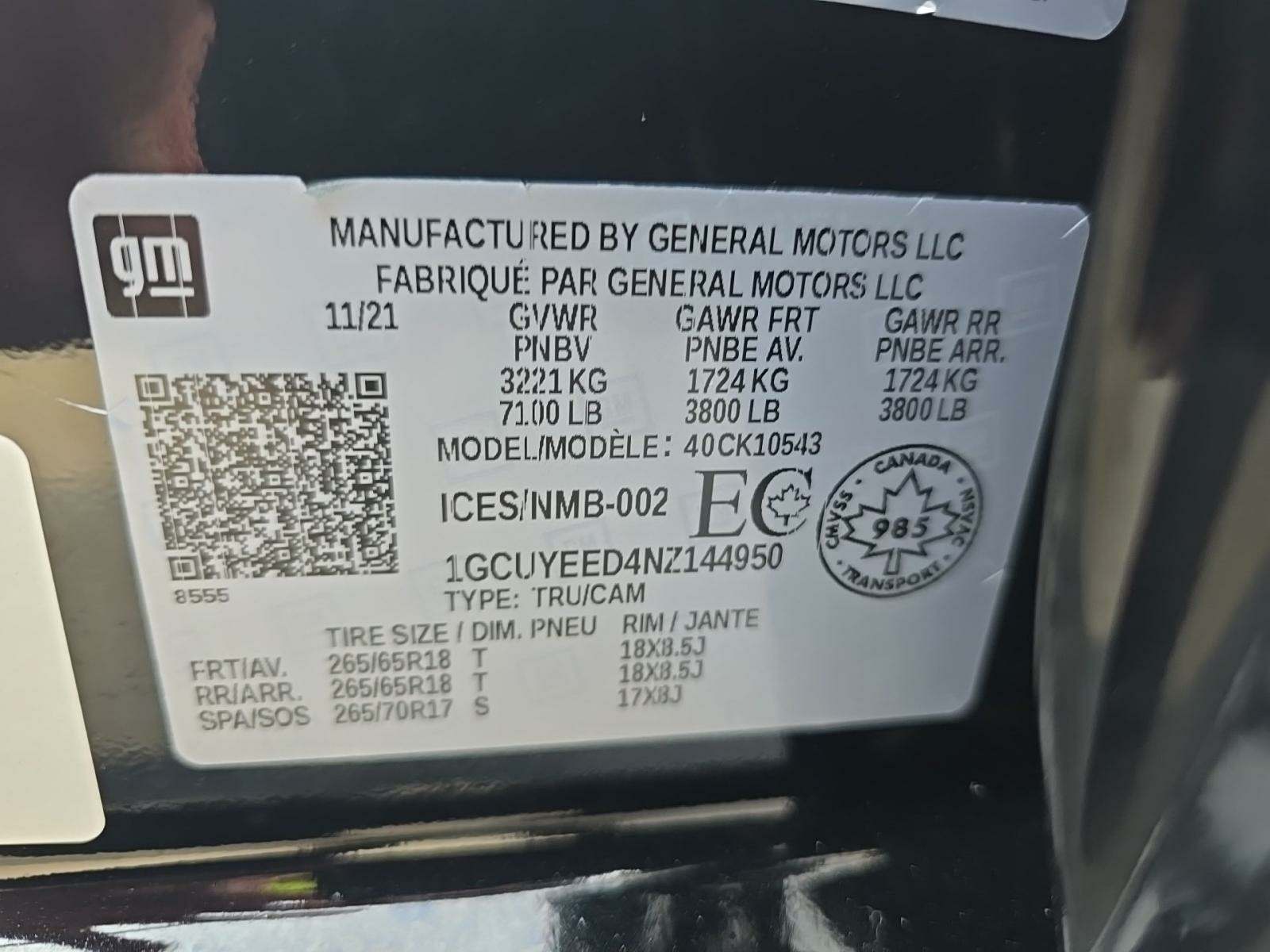 2022 Chevrolet Silverado 1500 LTD RST AWD