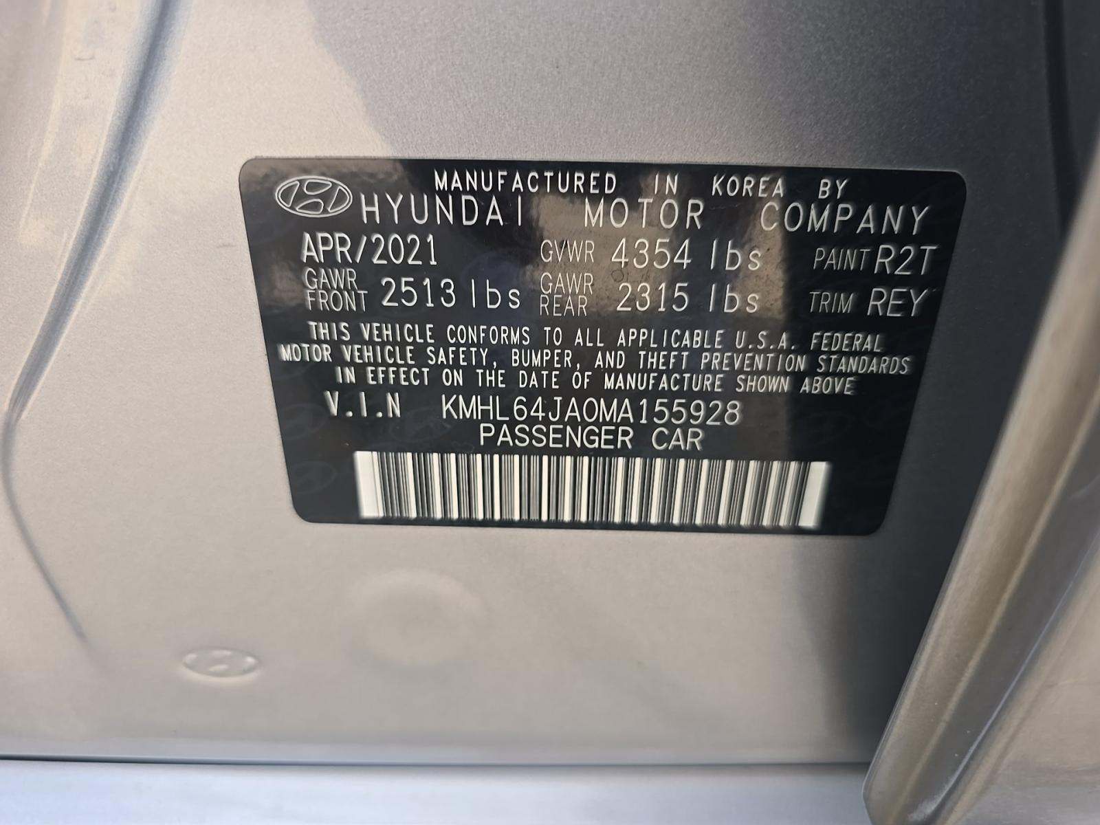 2021 Hyundai Sonata SEL FWD