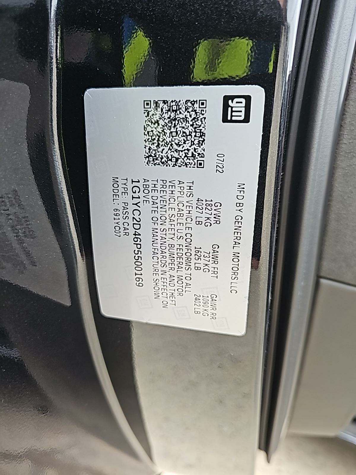 2023 Chevrolet Corvette Stingray RWD