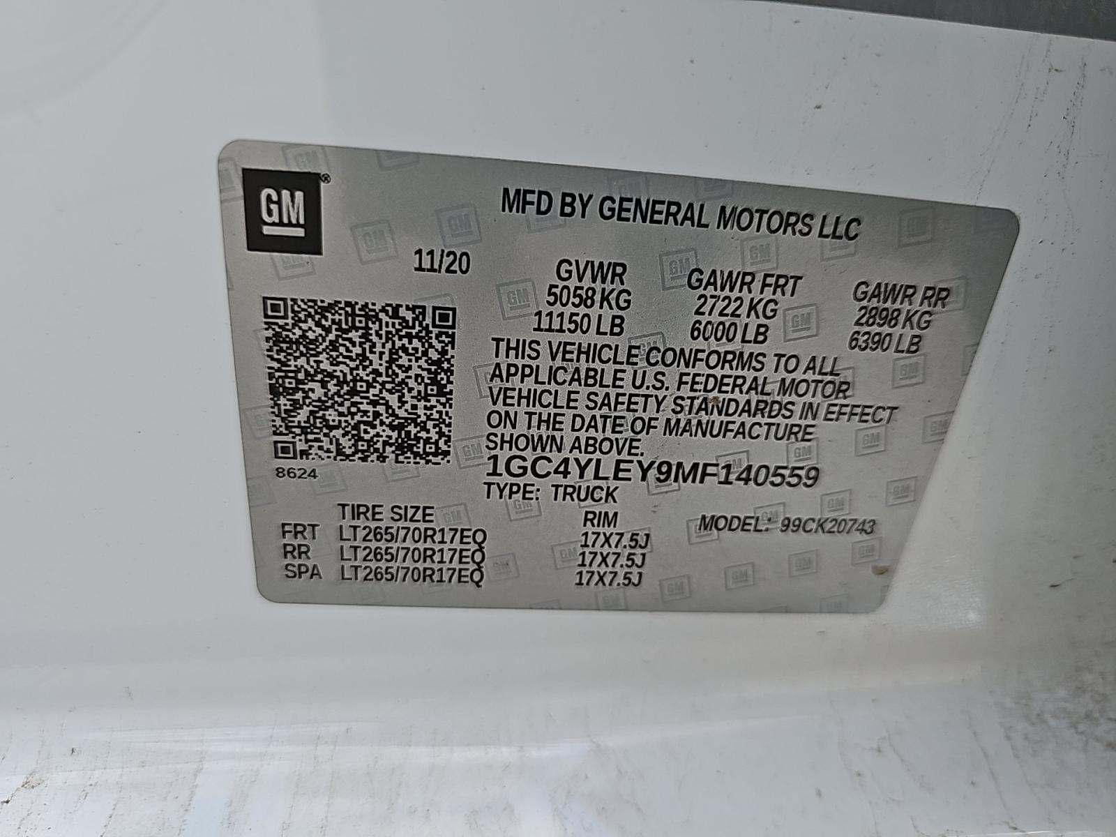 2021 Chevrolet Silverado 2500HD Work Truck AWD