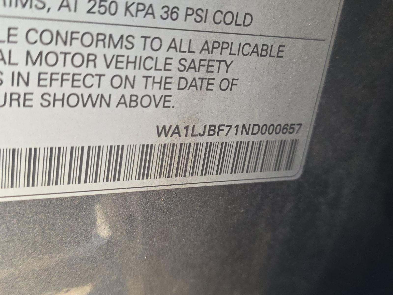 2022 Audi Q7 Premium Plus AWD