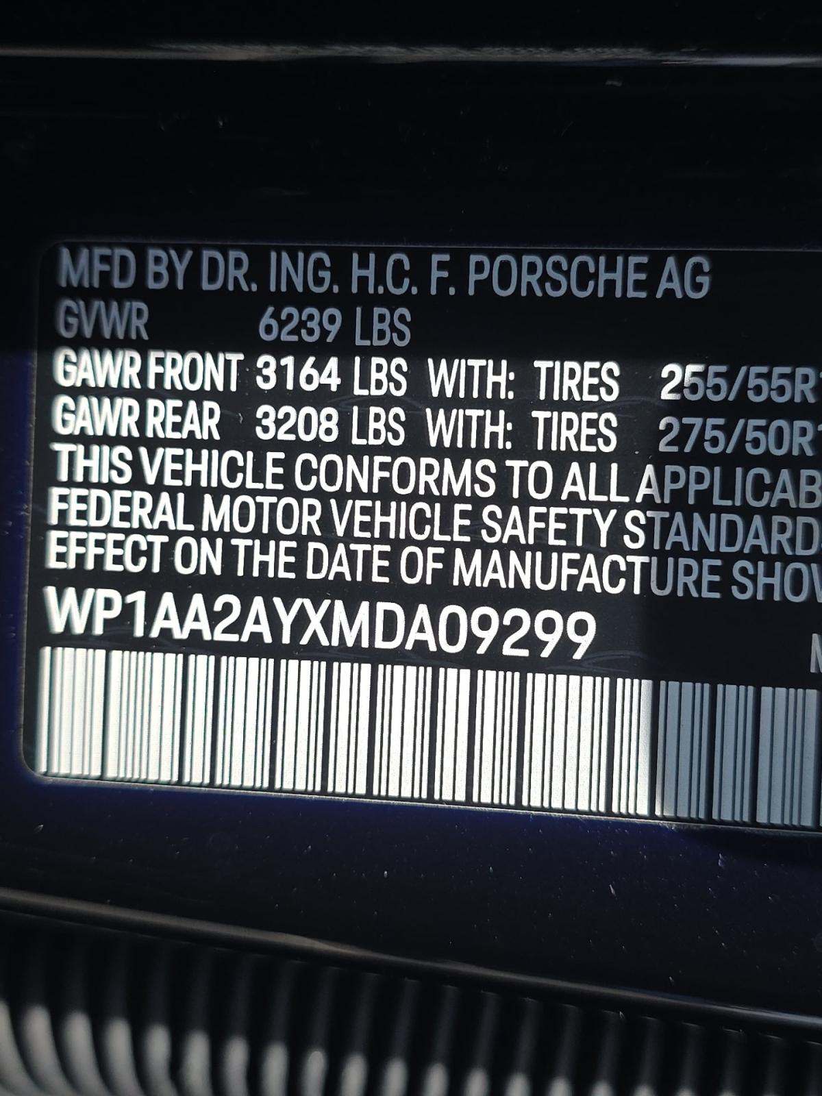 2021 Porsche Cayenne Base AWD