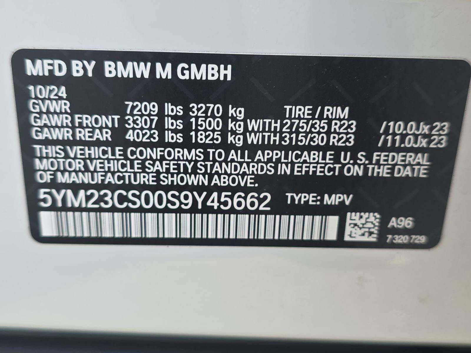 2025 BMW XM Base AWD
