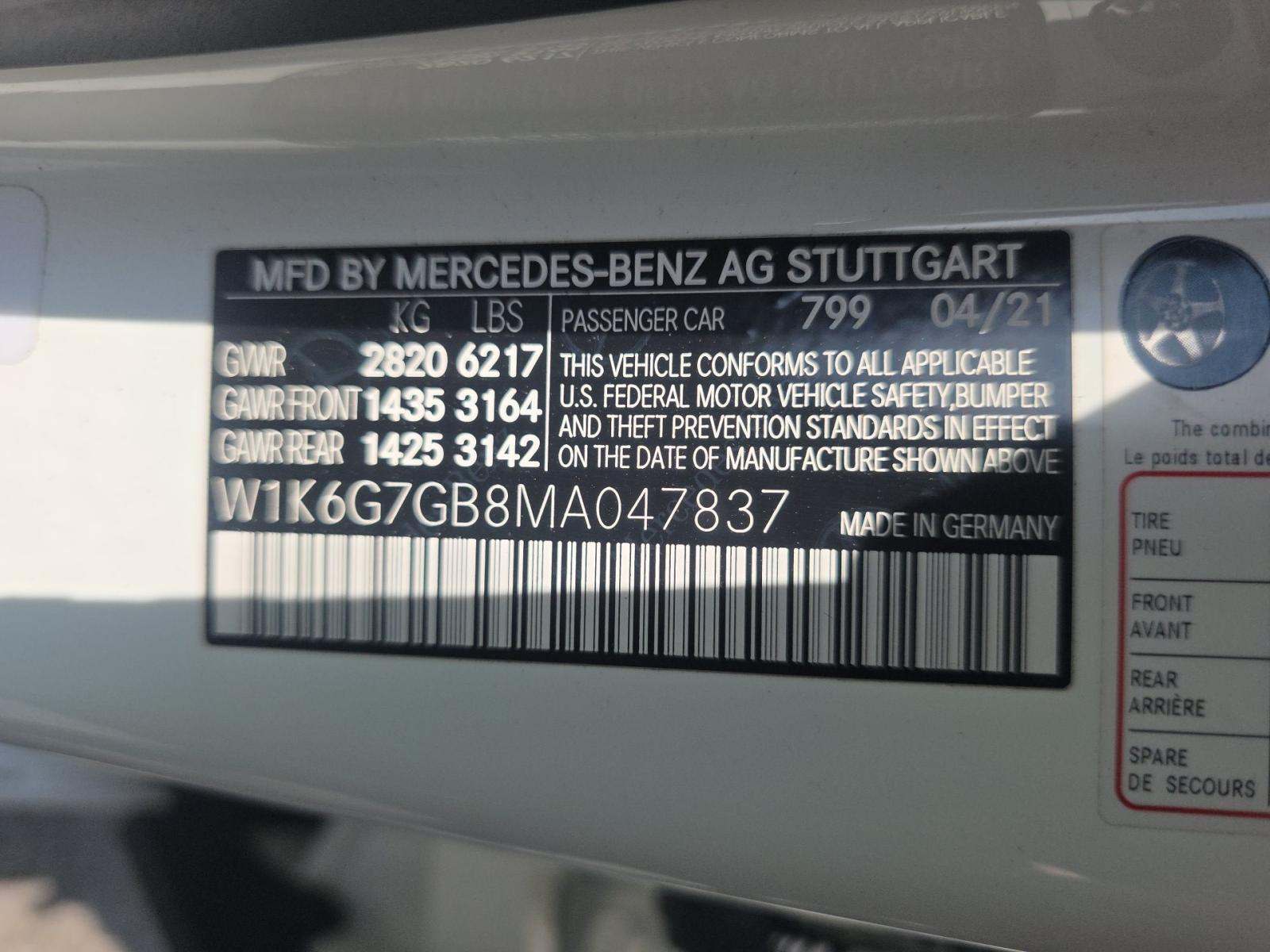 2021 Mercedes-Benz S-Class S 580 AWD