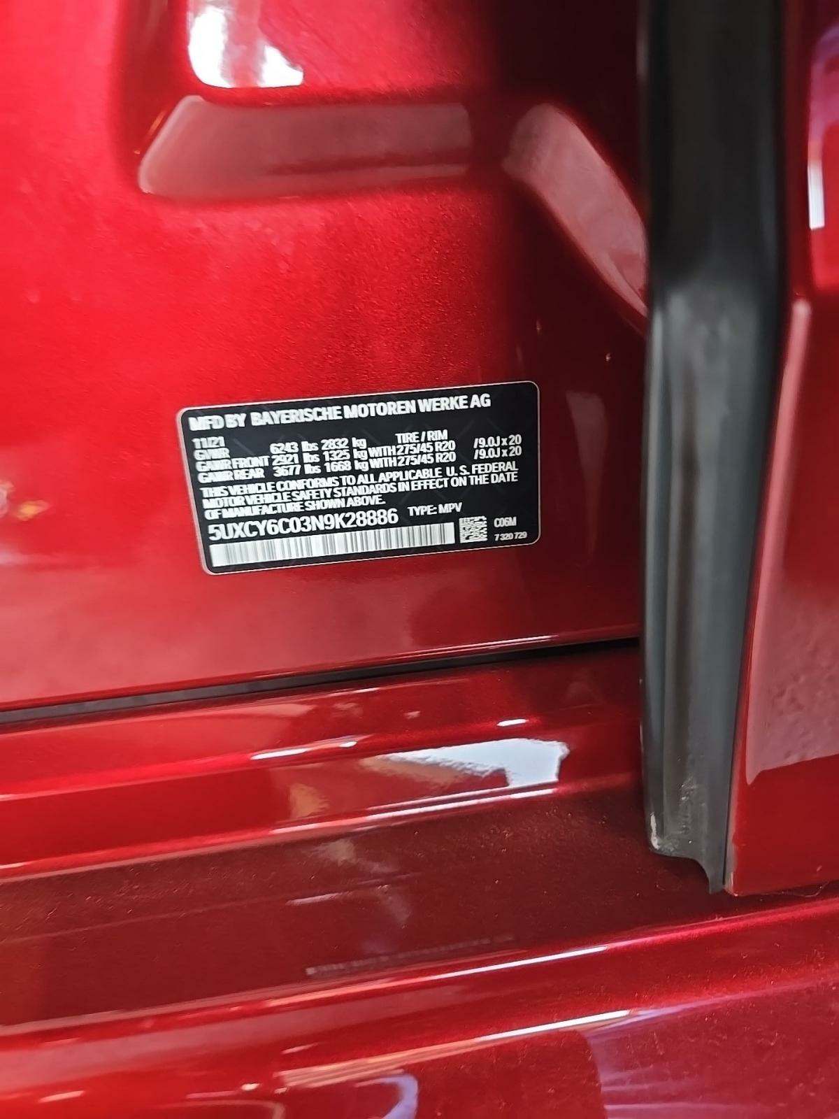 2022 BMW X6 xDrive40i AWD