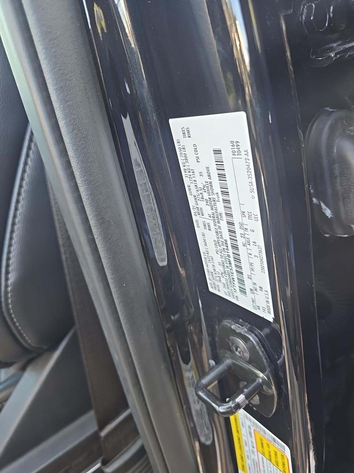 2021 Ford F-150 Lariat AWD