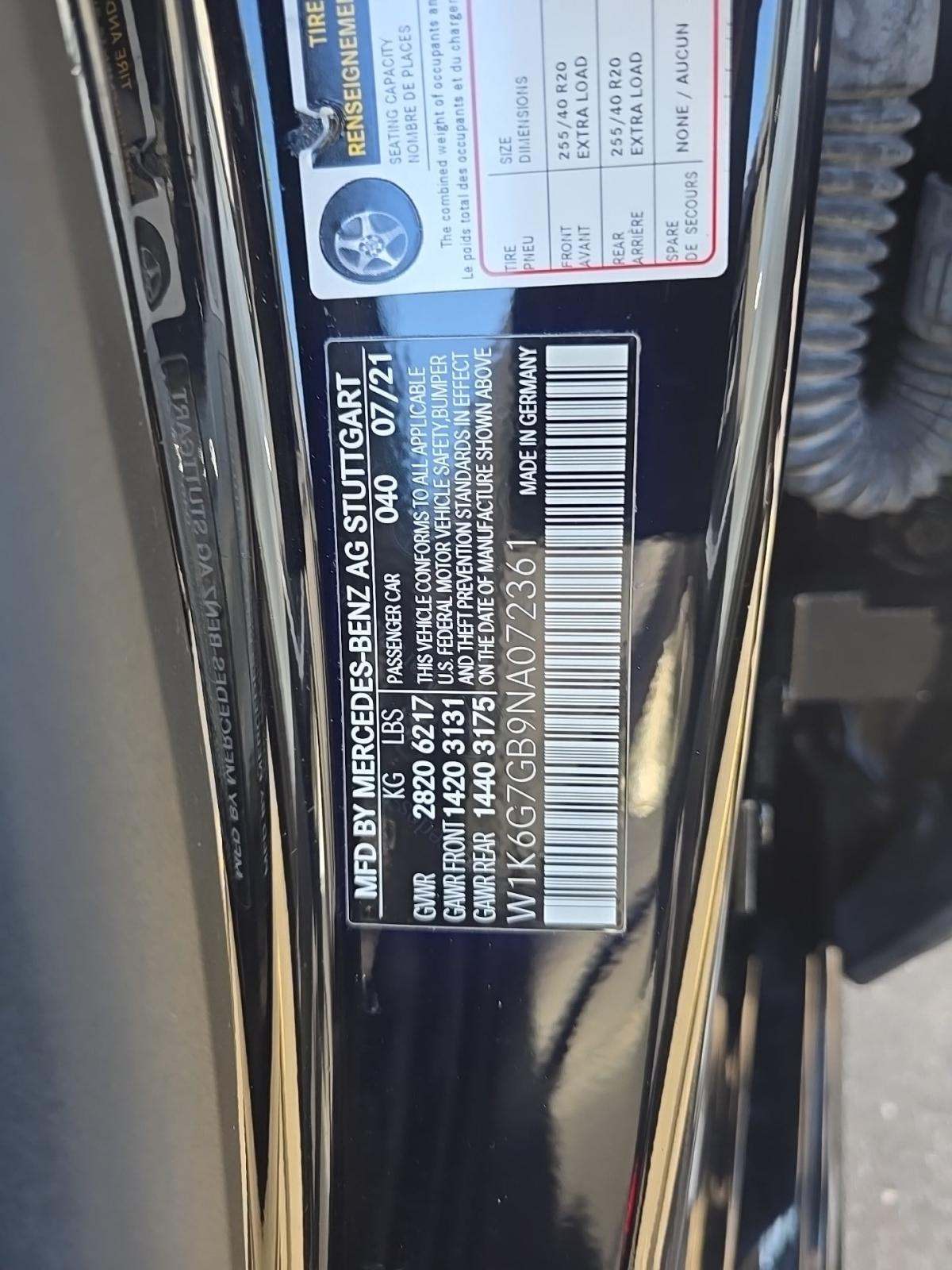 2022 Mercedes-Benz S-Class S 580 AWD