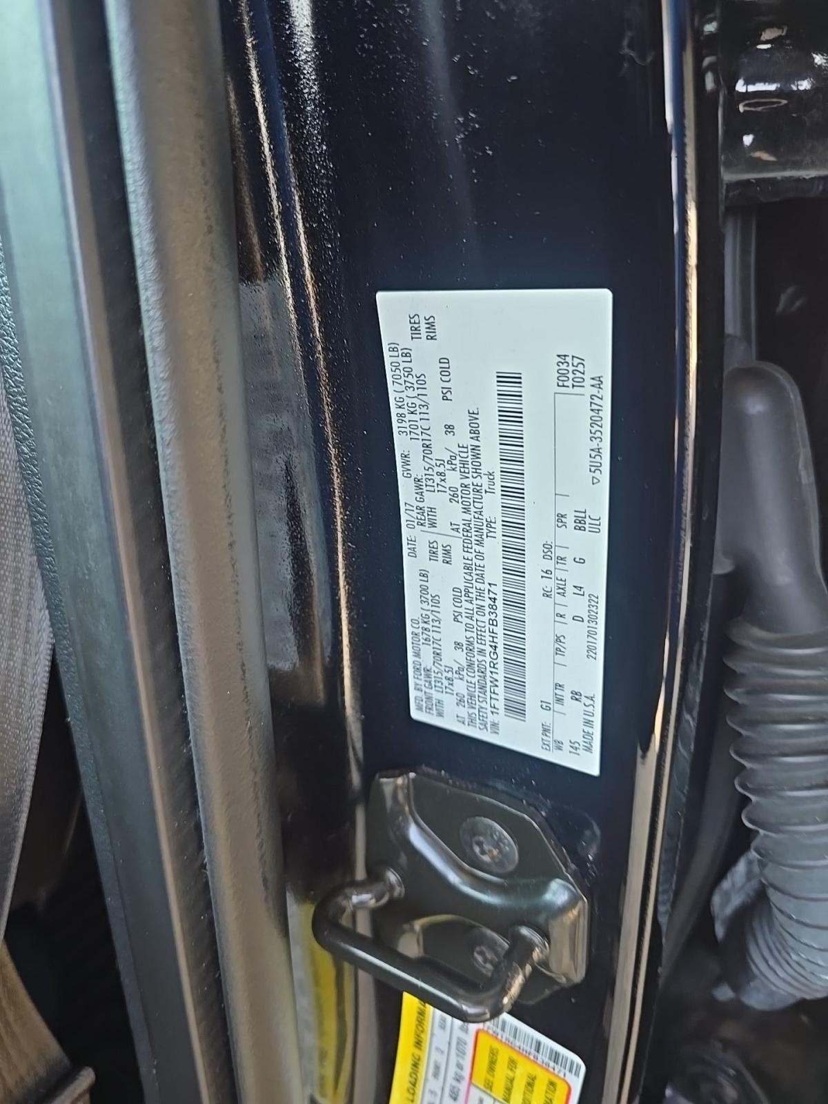 2017 Ford F-150 Raptor AWD