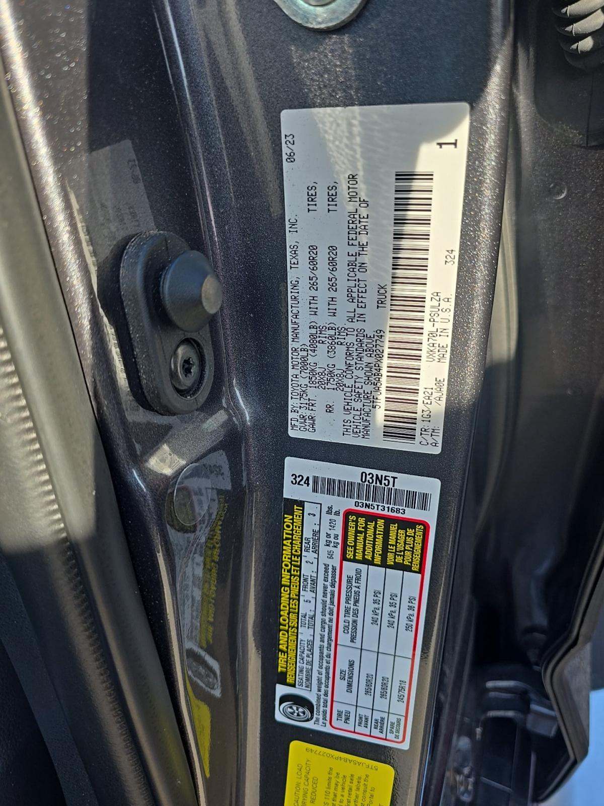 2023 Toyota Tundra Limited RWD