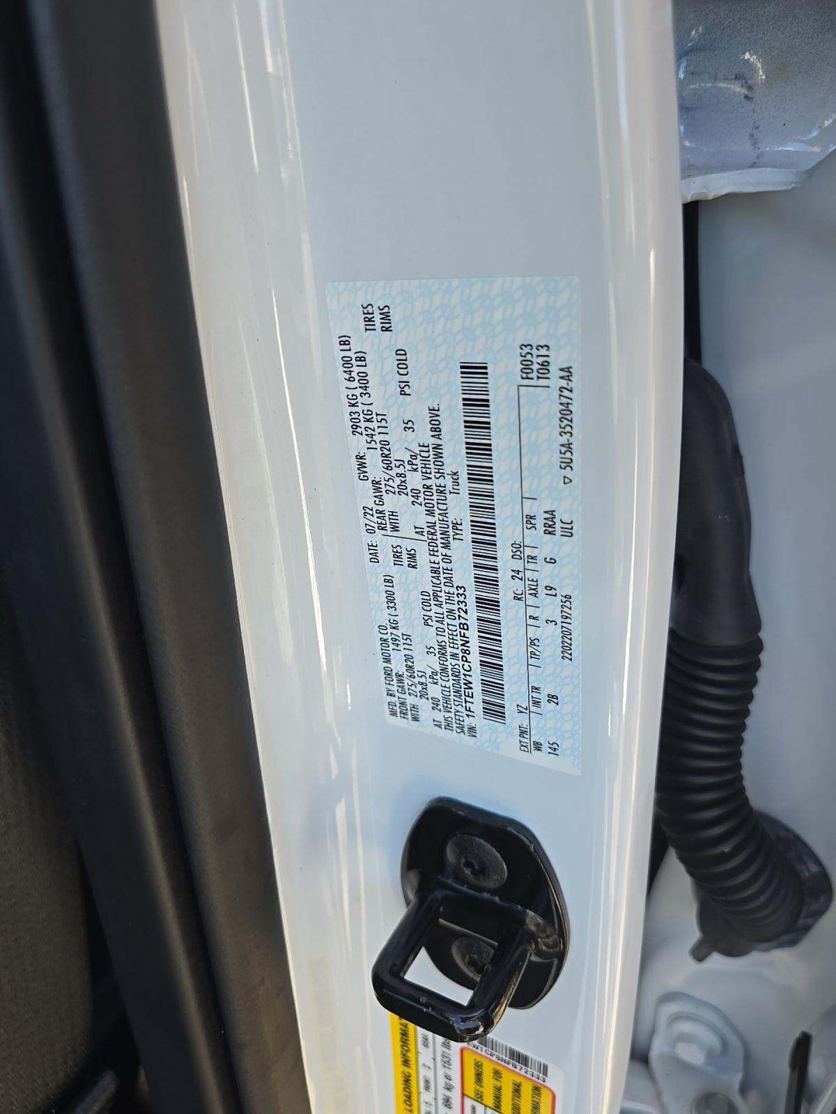 2022 Ford F-150 Lariat RWD