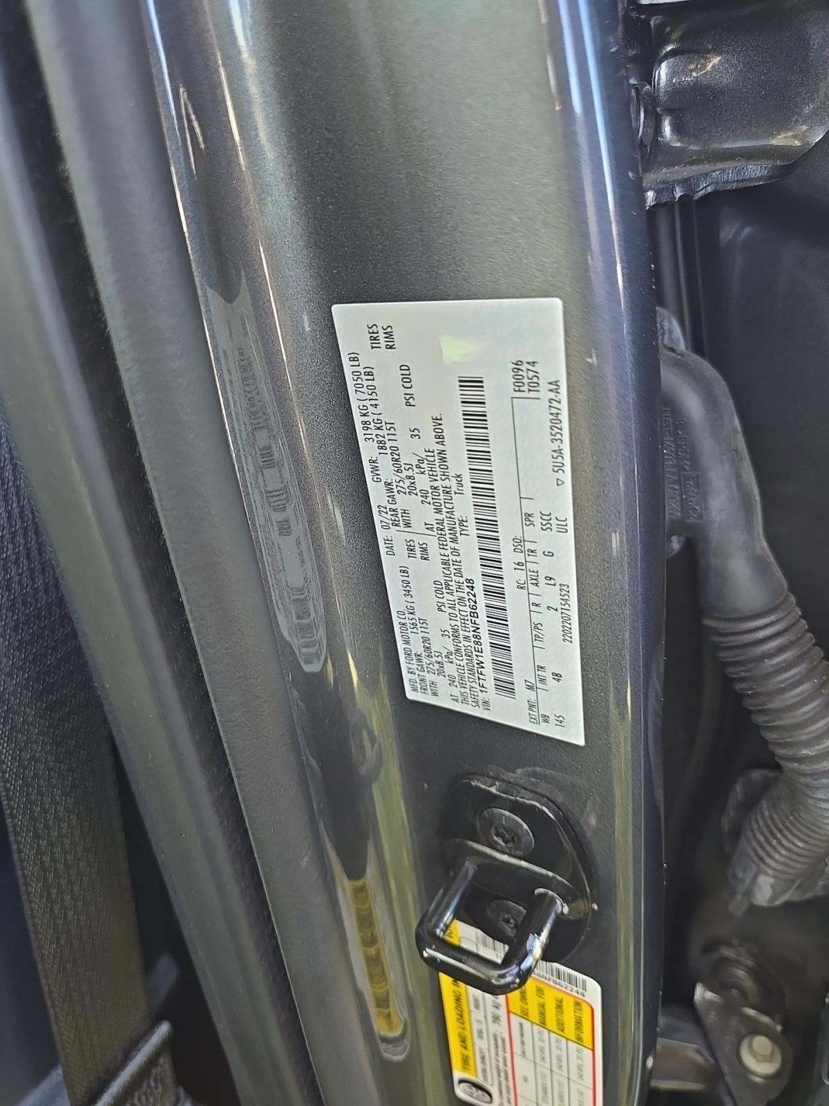 2022 Ford F-150 XLT AWD